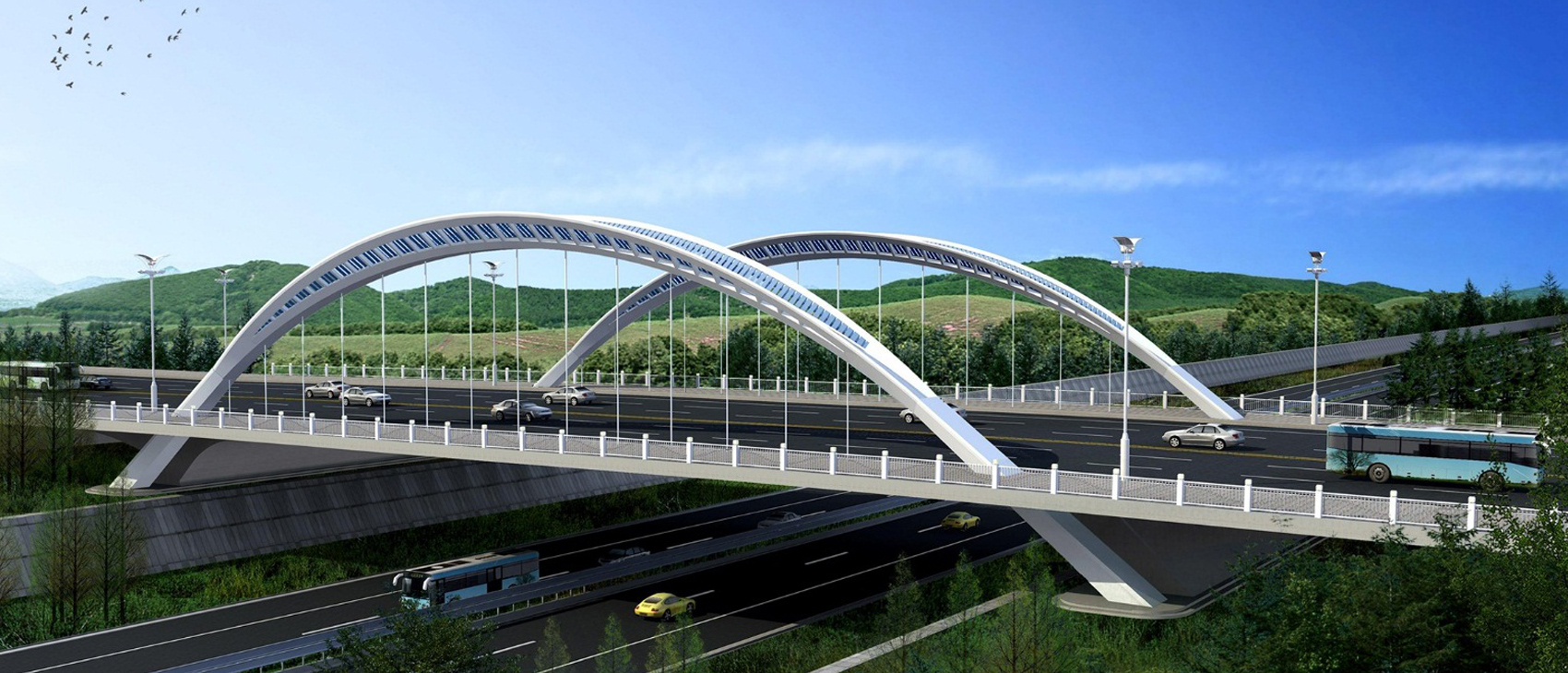 东胜区包茂高速公路跨线桥——韩土公路