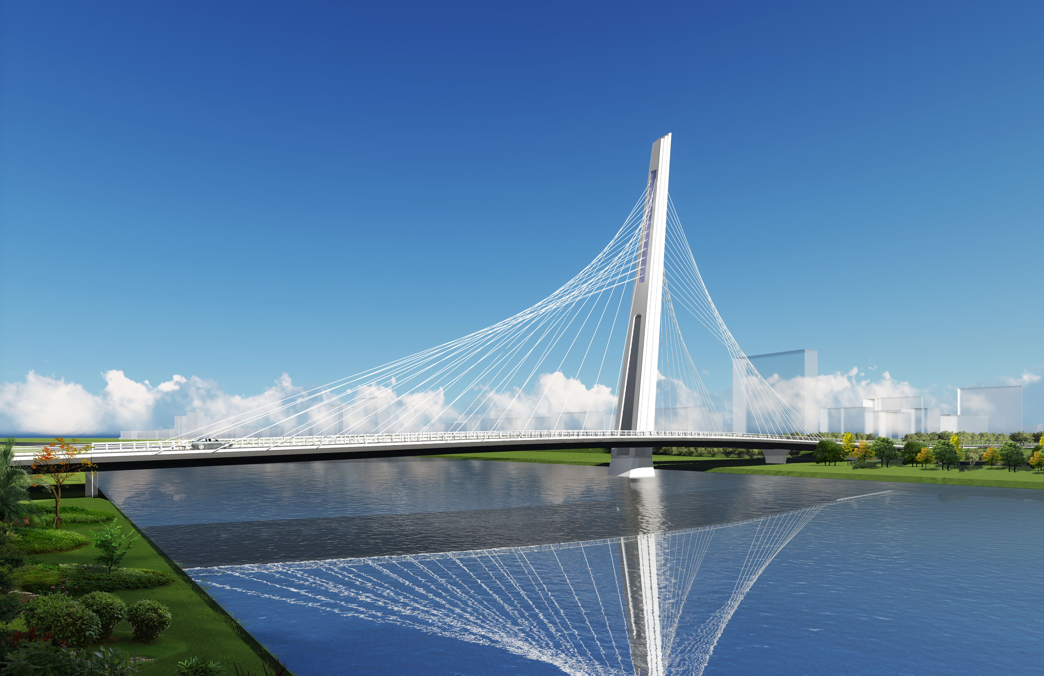 梅河口市医药健康特色产业园区（一期）建设项目东环桥设计